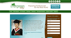 Desktop Screenshot of evergreencollege.ca